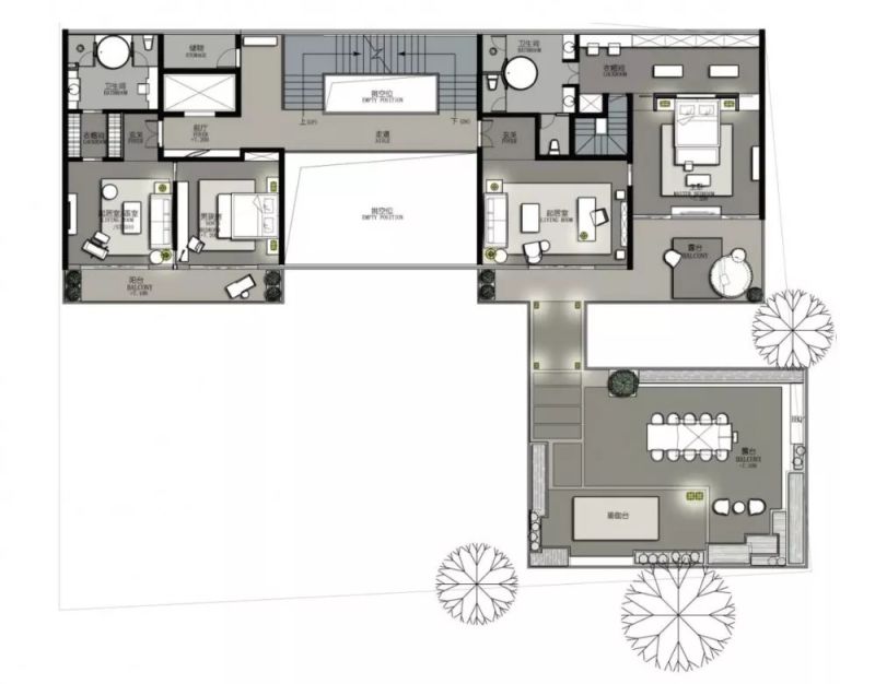 泉州别墅景观平面设计,泉州钢架别墅设计