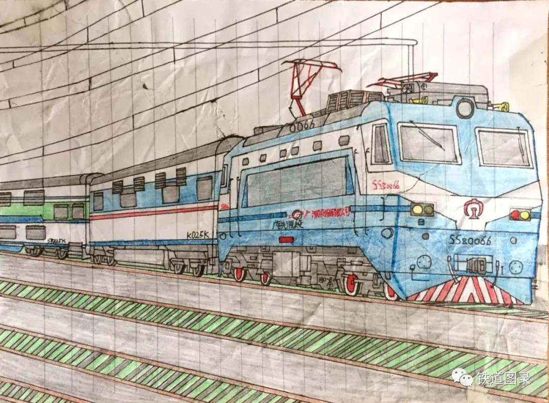 铁路人文：手绘火车