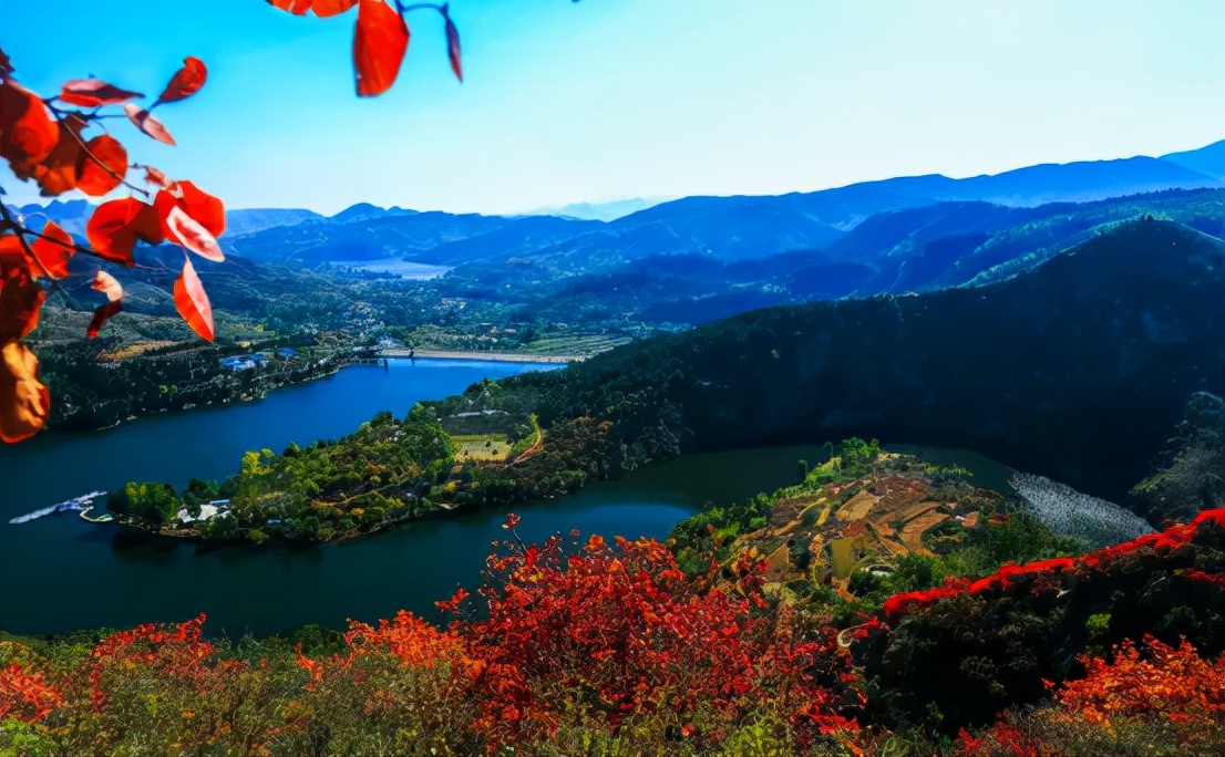 灵山秀水度深秋,灵山秀水堪称世外桃源