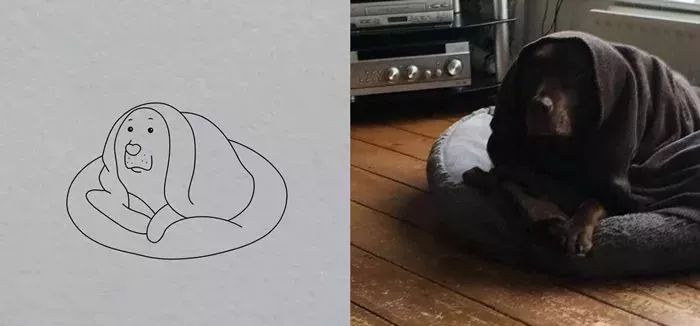 你和大触绘画的区别：一看就会一画就废，这波动物简笔画太形象了