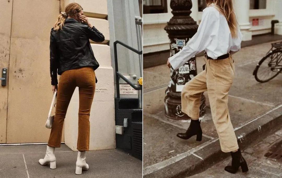 时髦大气的短靴整个look气场提升,牛仔裤短靴入冬正流行好看又高级