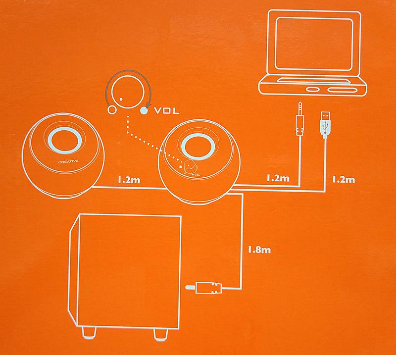 创新2.1音箱,顶级的2.0桌面音箱