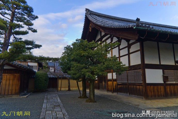 京都大德寺的庭院,织田信长墓地图片大全