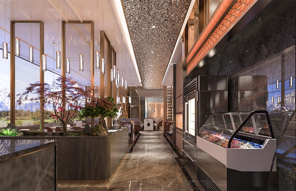 性价比高的自助餐厅装修设计案例,金水区自助餐厅装修设计方案