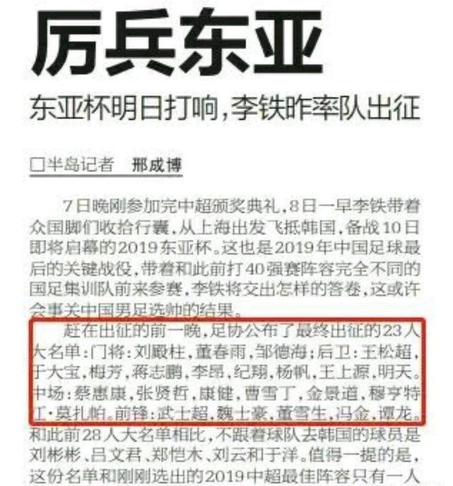 中国足球的2020,2019年中国足球