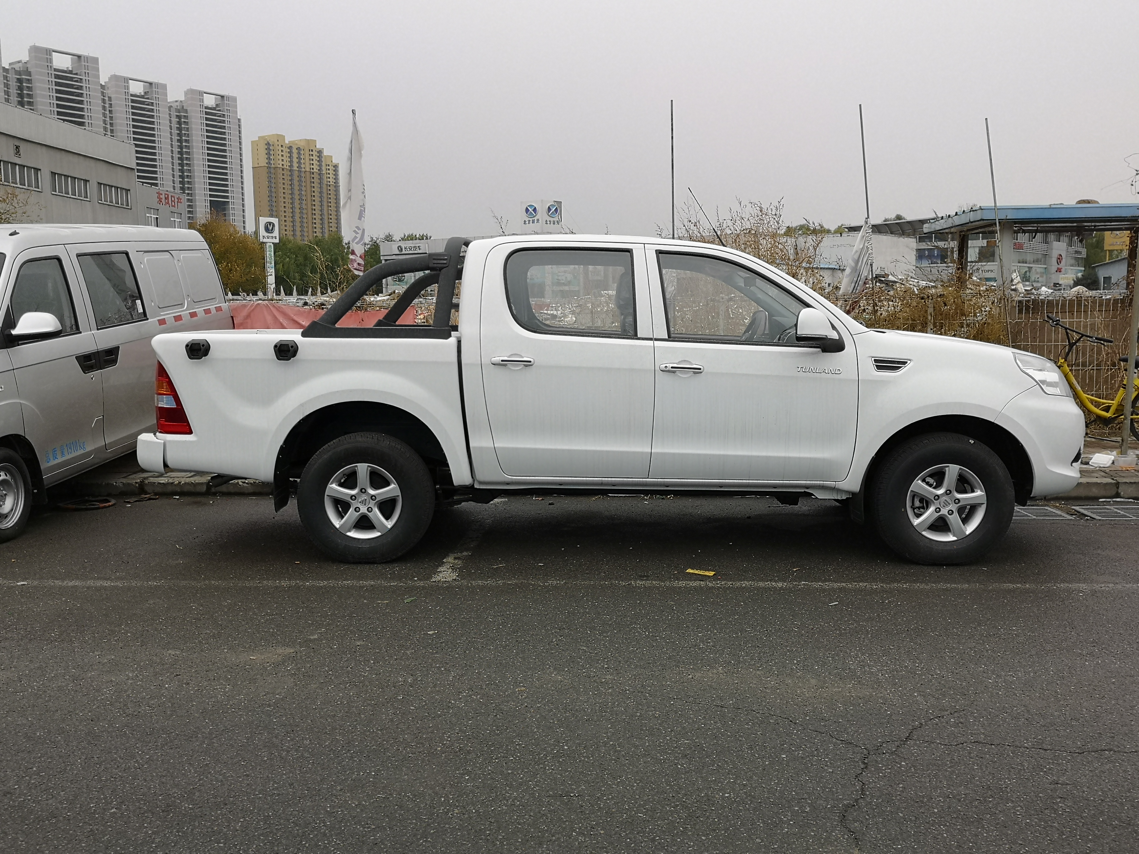 福田皮卡拓陆者e3落地价,实拍拓陆者e3皮卡