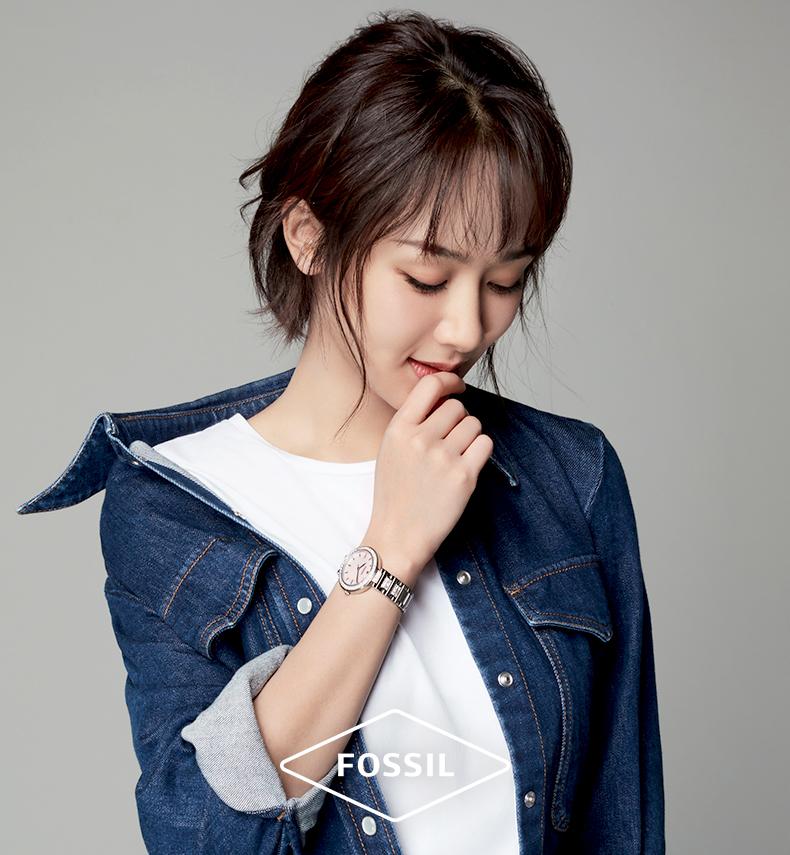 杨紫同款，Fossil欧美时尚水钻表！戴上它璀璨光华，亮如繁星