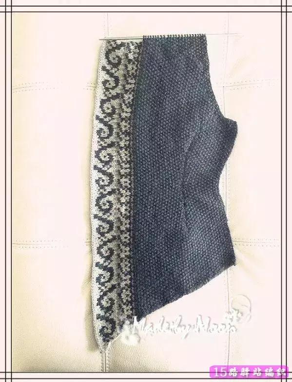 流行的开衫毛衣编织教程,女士提花开衫毛衣编织教程