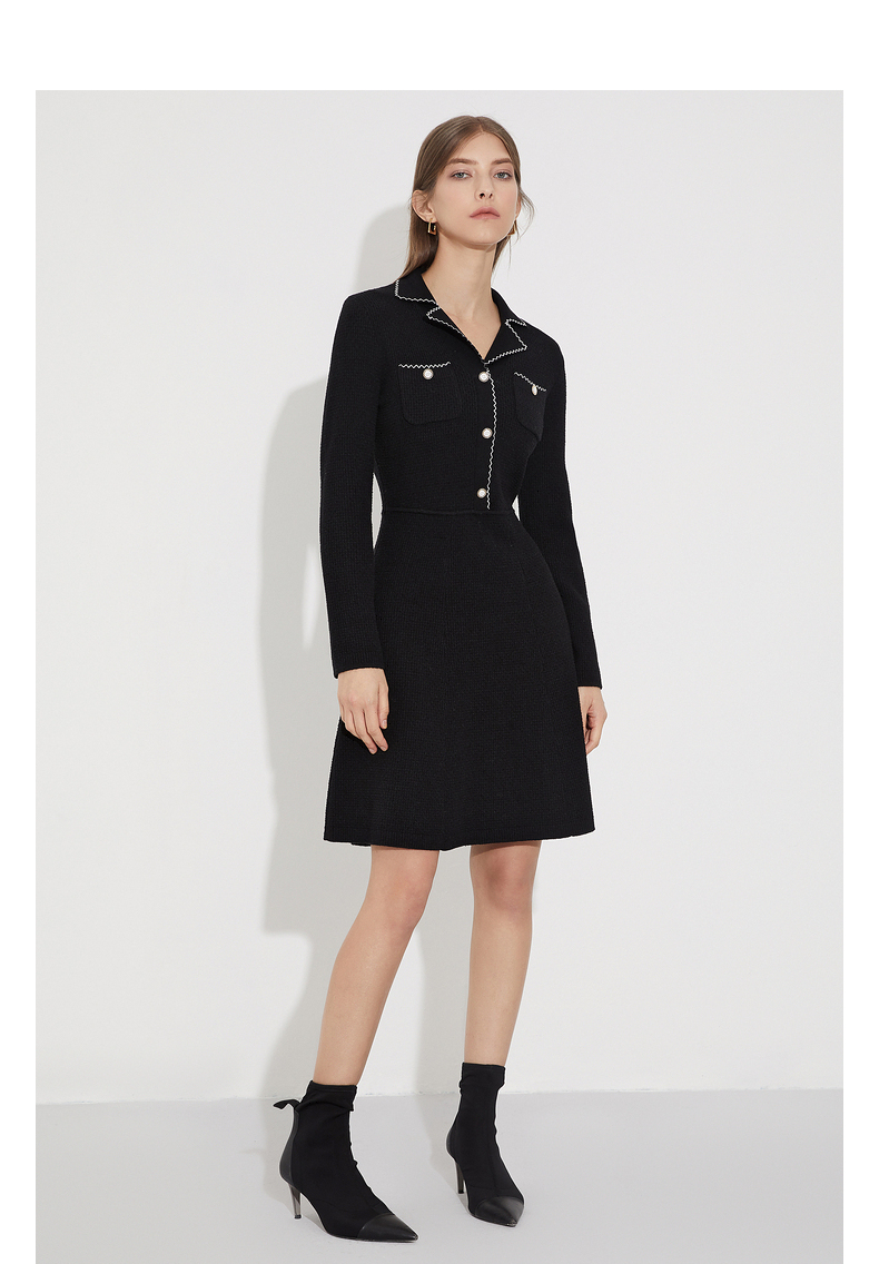 气质连衣裙穿出名媛女神范儿,初秋穿什么衣服好看女