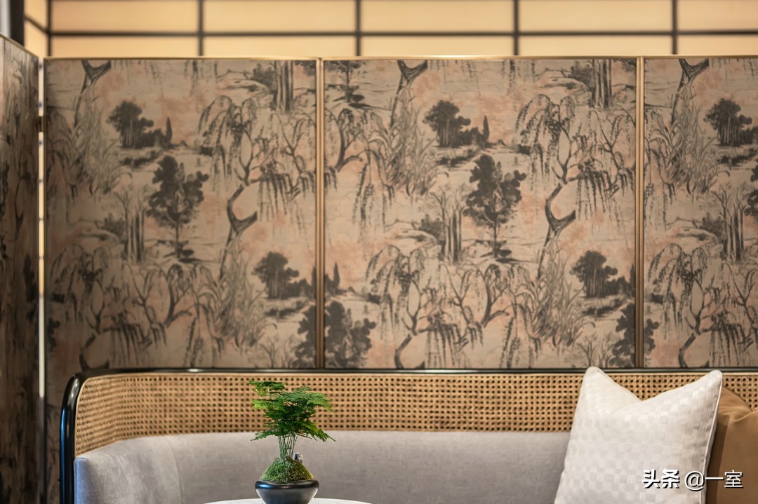 3.3米背景墙设计,客厅背景墙设计简约款