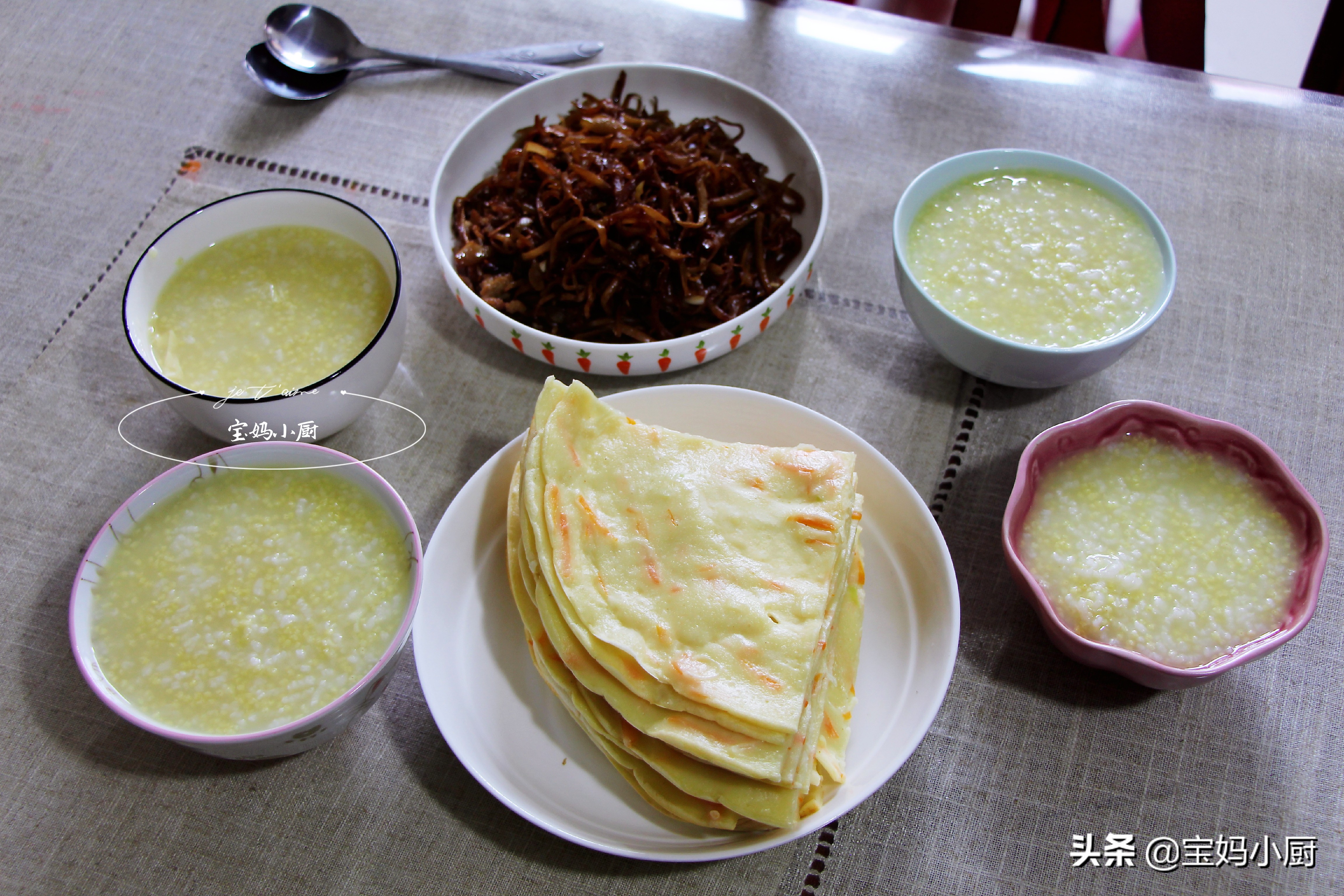 一家人一个星期的早餐不重样,媳妇每天的花样早餐
