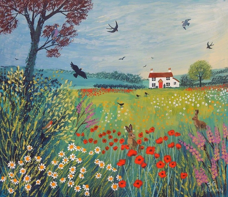 儿童风景油画写生作品,1-3岁宝宝简单水彩油画