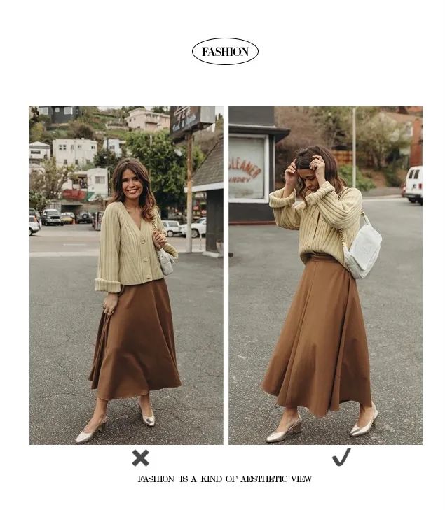 跟矮个子明星学穿搭,日本小个子博主秋冬搭配