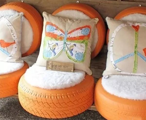 废旧轮胎别随便丢掉了,废旧轮胎需要回收请不要随手乱拿