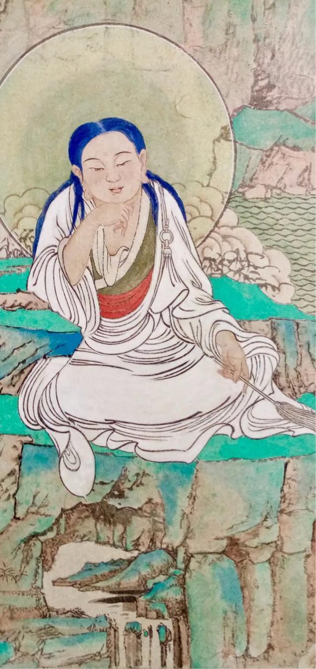 观音菩萨三十二像工笔画,观世音菩萨画像工笔画