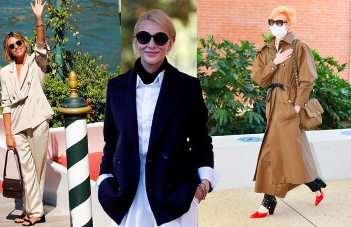 香奈儿金球奖红毯,香奈儿红毯造型点评