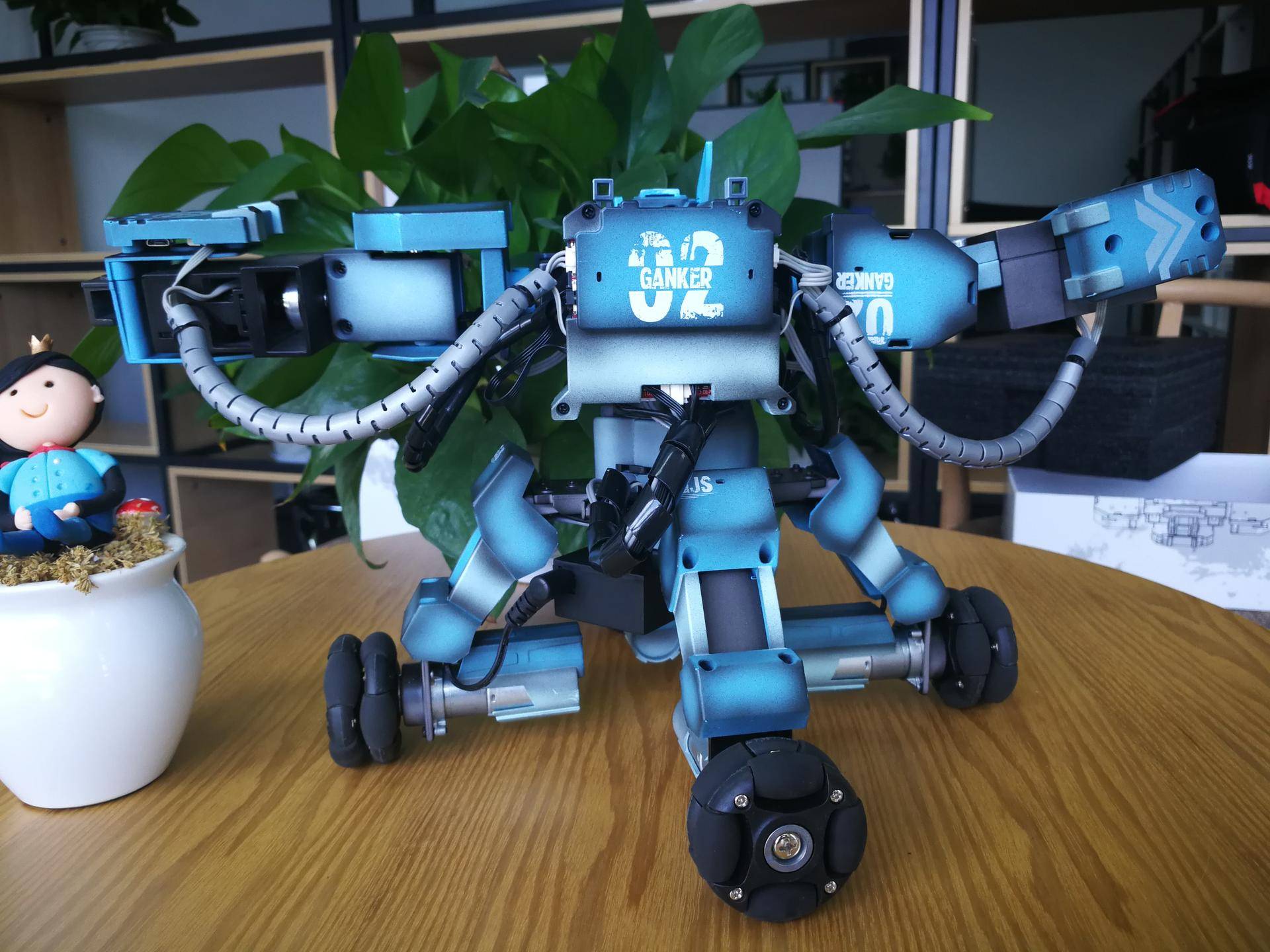 射击、近战、技能……不，这不是电脑游戏，这是Ganker机器人！