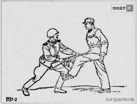 解放军格斗术实战,侦察兵七十年代捕俘拳全套动作图