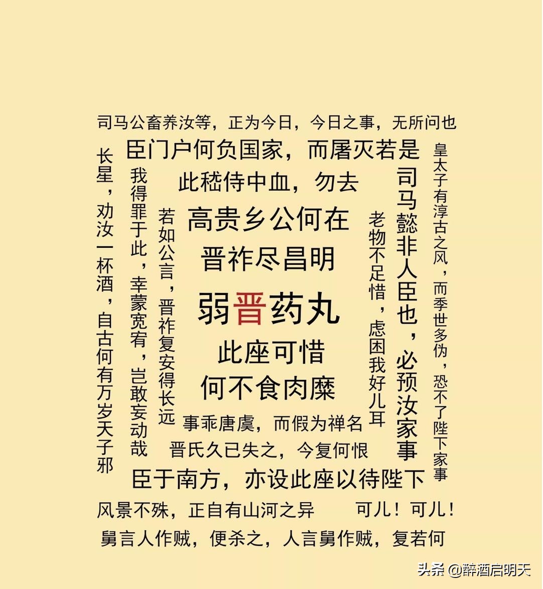 晋惠帝说的何不食肉糜是什么来历,晋惠帝司马衷何不食肉糜的片段