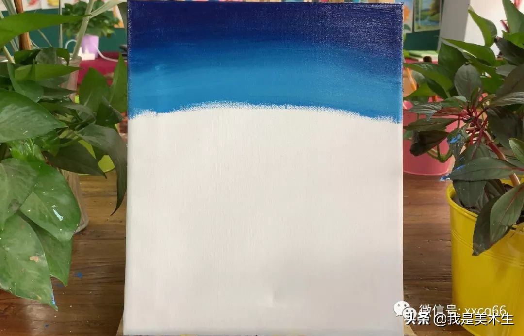 怎么画荡秋千视频儿童,油画天空简单画法