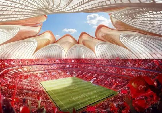 许家印吐槽恒大完整版,许家印亲自设计的恒大足球场