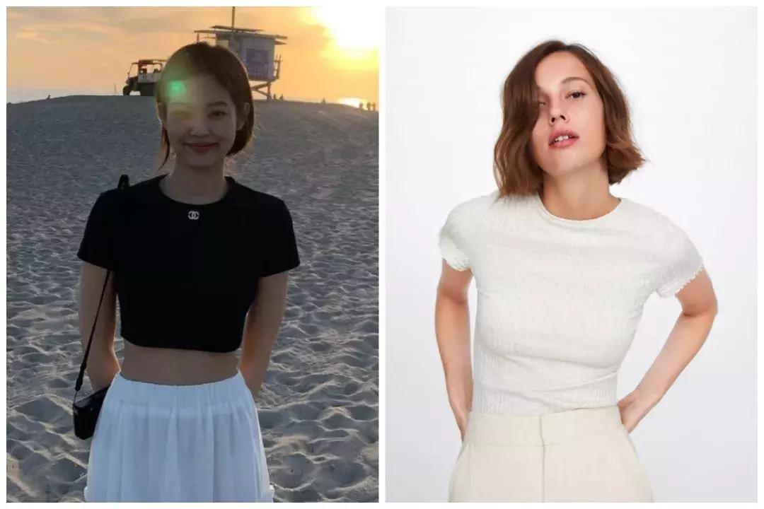 zara伊芙丽,伊芙丽百搭t恤