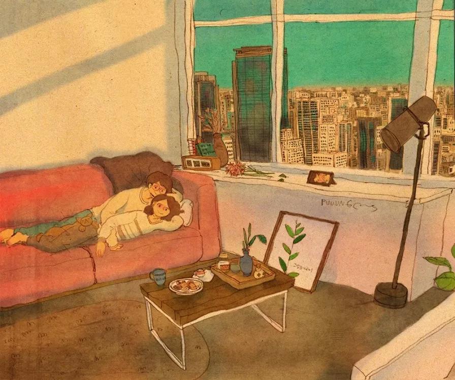 这些画也太甜了吧！！！看完只想谈！恋！爱