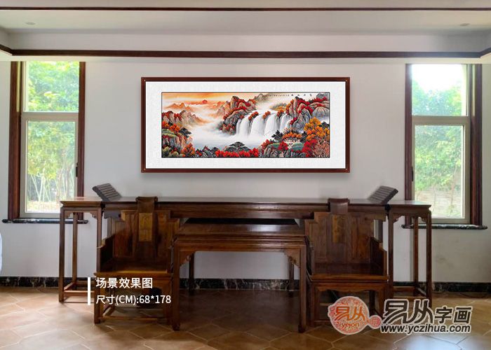 墙上装饰画复古风,墙面装饰画高级感效果