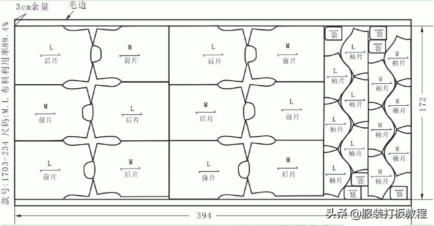 罗纹t恤翻领做法,t恤罗纹领口尺寸