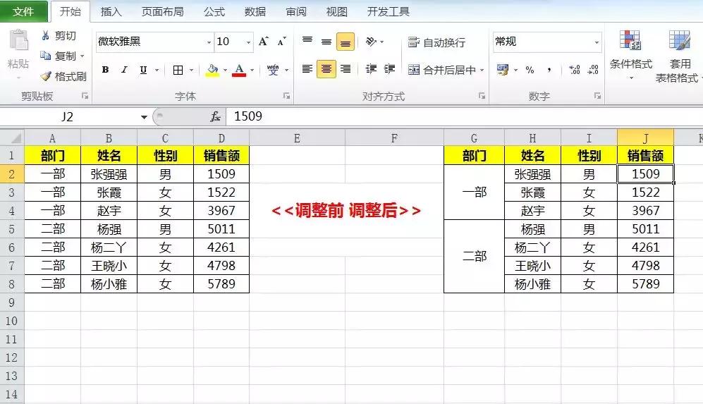 excel怎么合并或拆分小区和楼号,excel如何把合并单元格拆分成多行