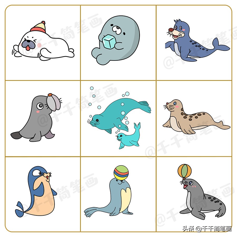 幼儿园里的小朋友儿童画,幼儿园创意儿童画又简单又漂亮