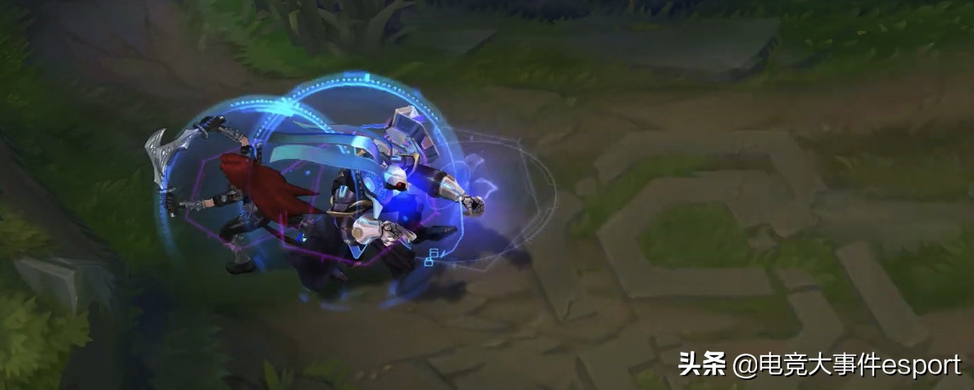 lol手游锤石未来战士皮肤技能特效,lol未来战士锤石