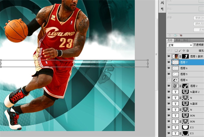 詹姆斯的巨型海报,最强nba詹姆斯海报