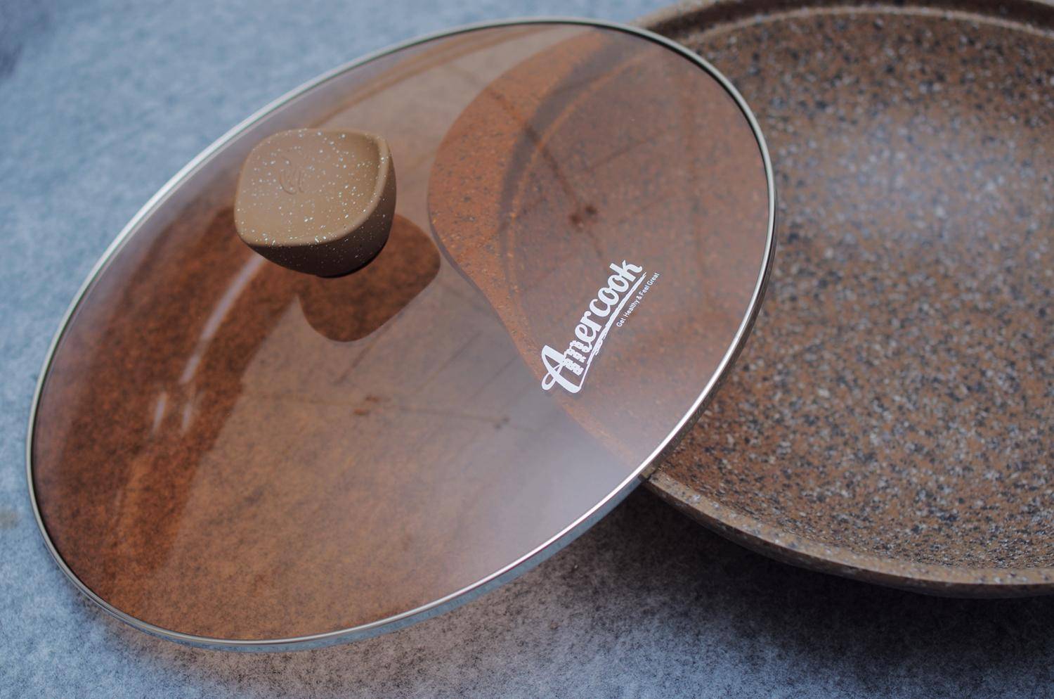 amercook麦饭石不粘炒锅测评,麦饭石不粘平底锅测评