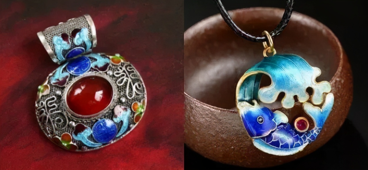 质感细腻的古法与珐琅工艺,中国传统珐琅工艺技法