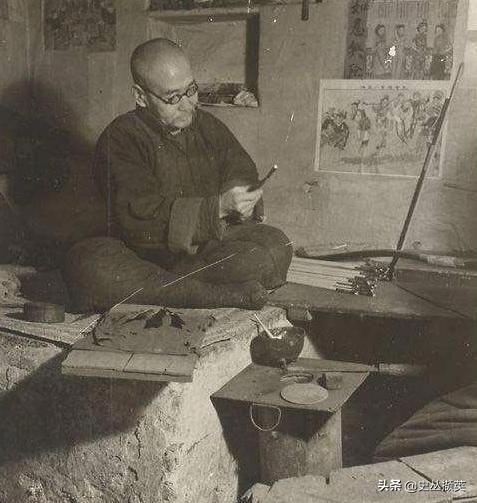 清朝人射箭老照片图文,清朝之前的弓箭制作过程