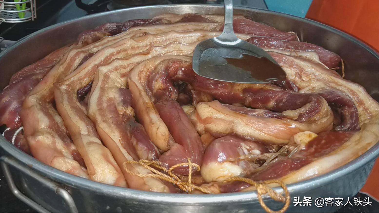 客家人做腊肉的全过程,客家腊肉全制作过程