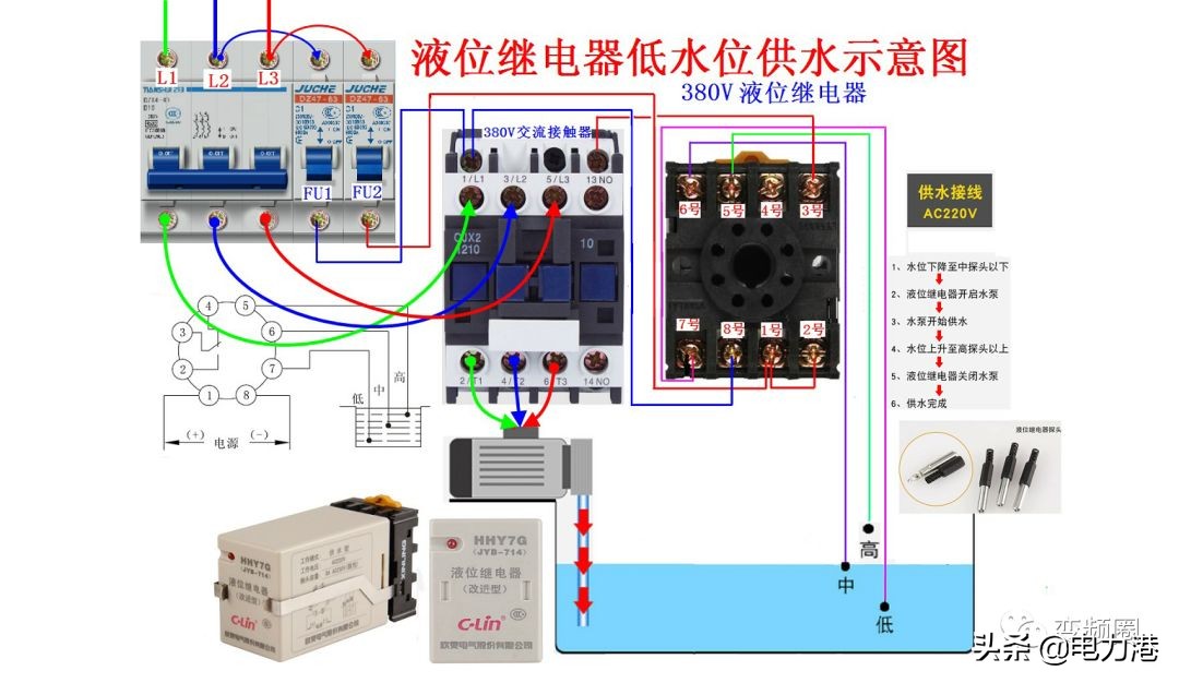 零基础学习电工彩图自学速成,零基础学电工高清彩图接线