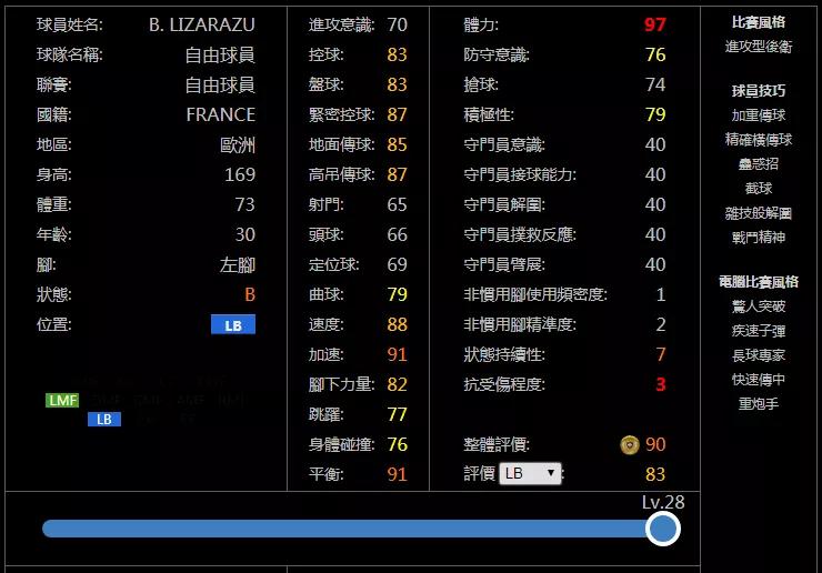 实况足球传奇强度排行榜,实况足球传奇最好阵容