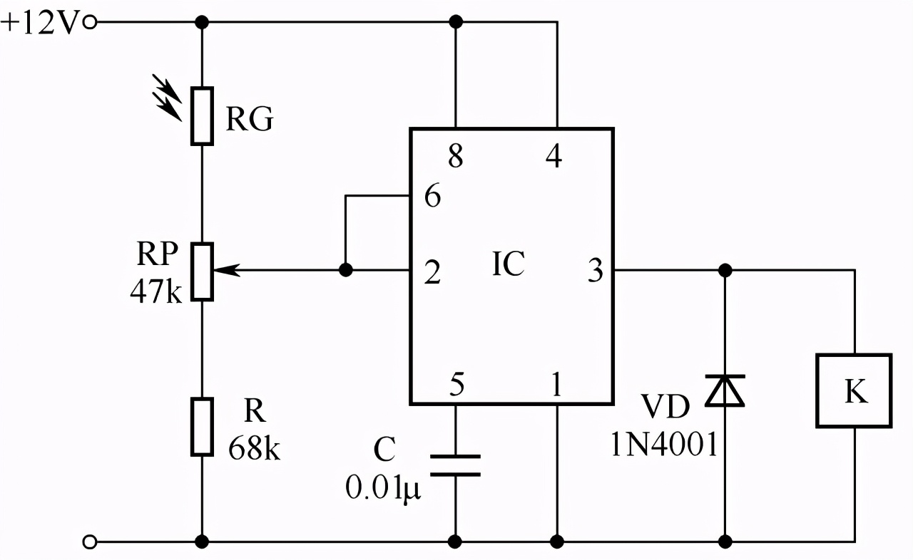 泛光照明控制原理图,线性驱动照明原理图解说明
