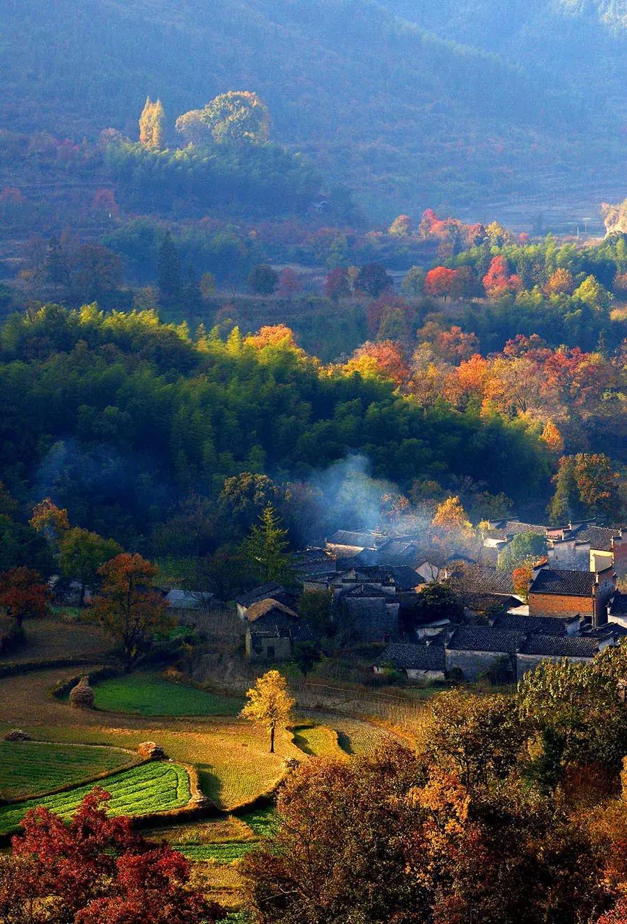 新安江山水画廊景区打卡景点,新安江山水画廊景区九砂晒秋节