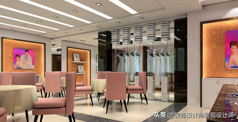 儿童影楼摄影实景布置,婚纱影楼设计功能分区