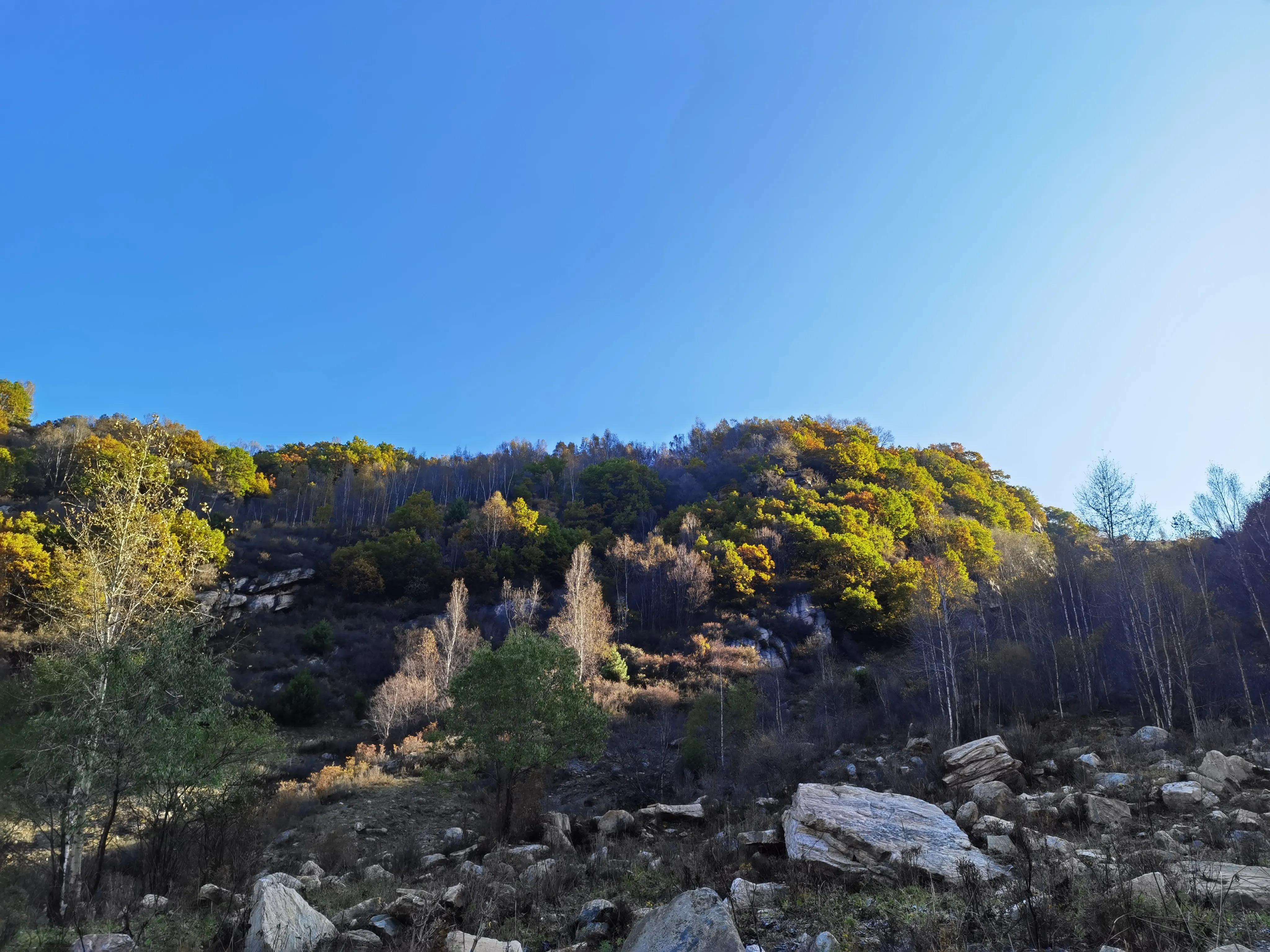 都知夏日驼梁美，秋季呢？阜平花塔村进山带您领略最美的秋日驼梁
