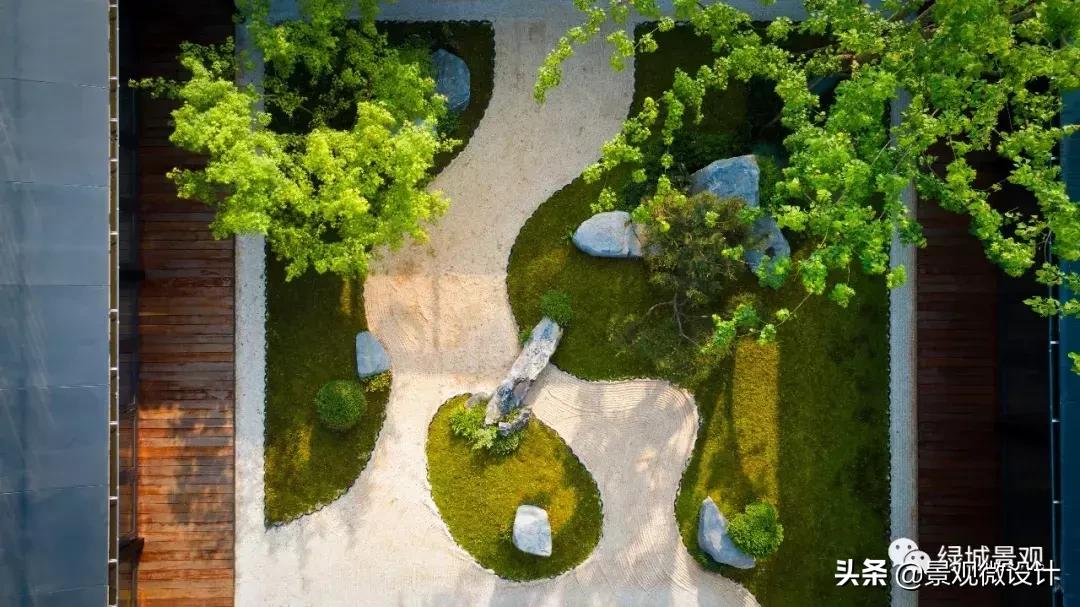 杭州日式禅意小庭院,西溪里禅意庭院效果图