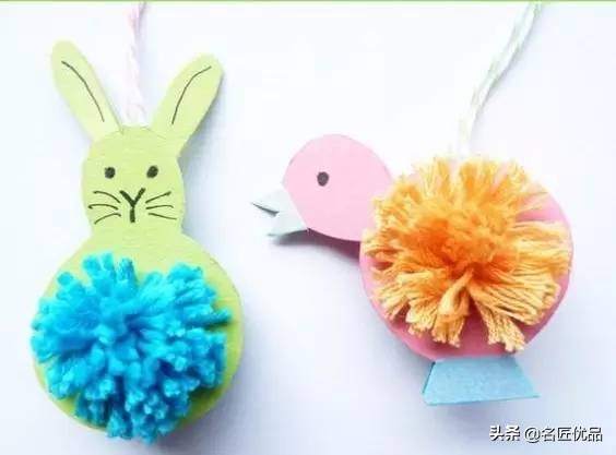 用绳子做亲子手工简单好看,儿童手工又简单又好玩的手工