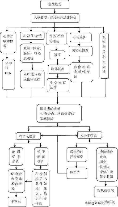 急诊急救工作流程图,急诊急救操作视频