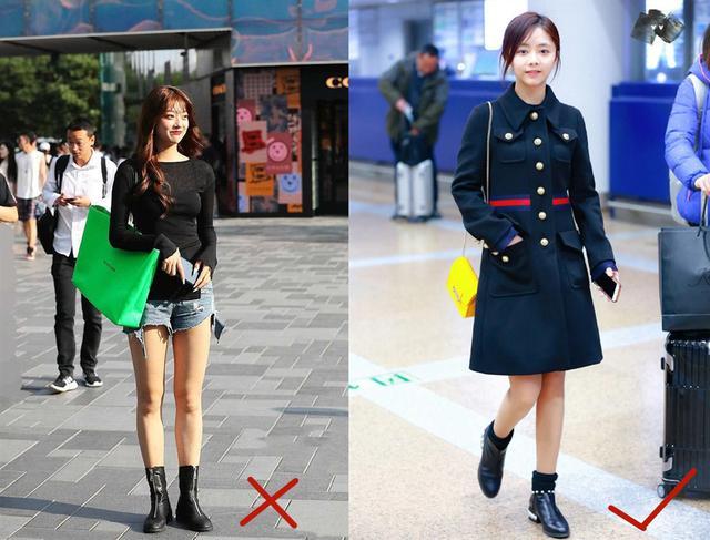 小个子女生穿搭的短靴,矮个子女生适合的短靴