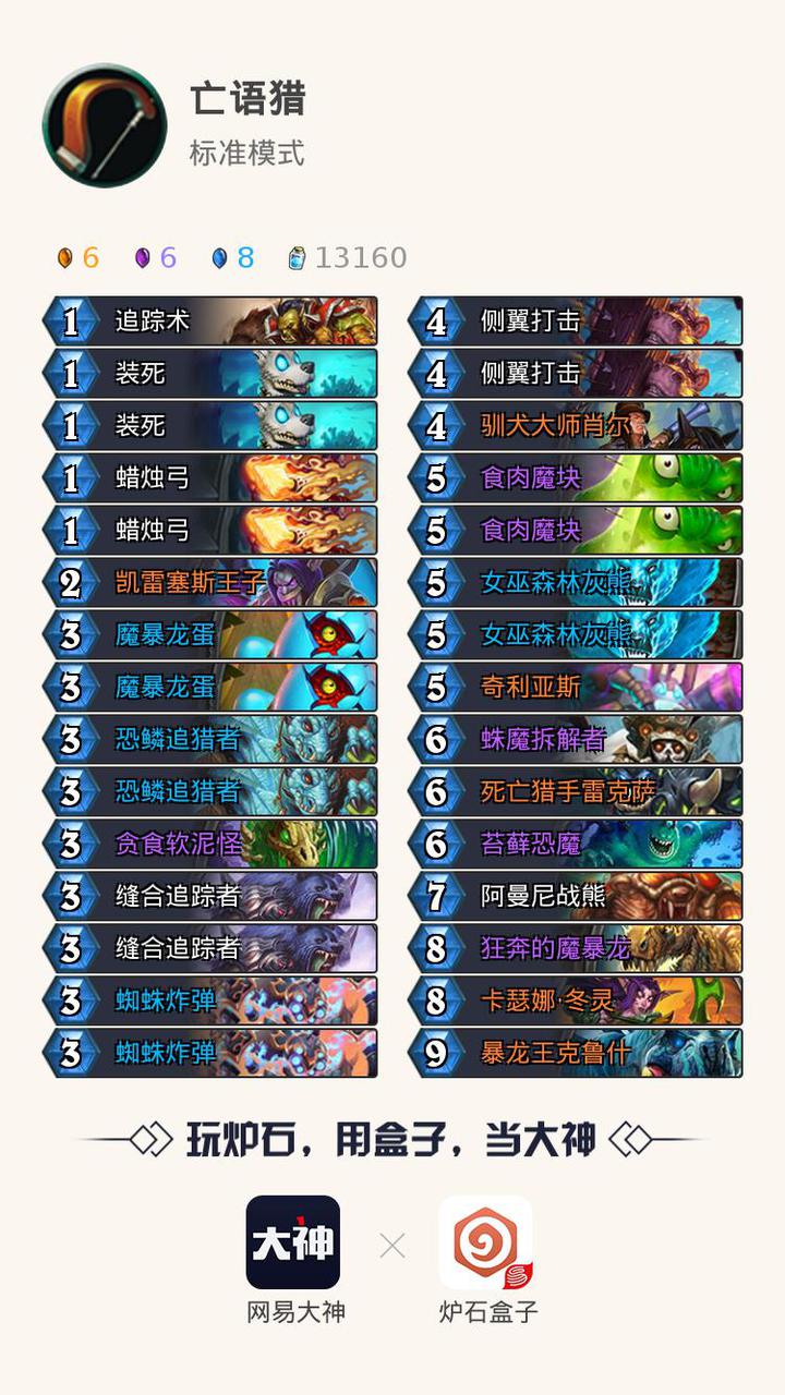 炉石传说新手1600尘卡组推荐,炉石传说新手免费卡组六选一