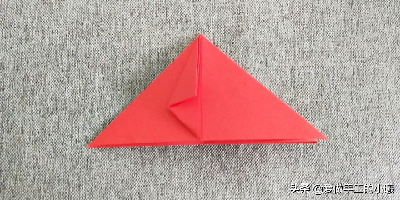 四瓣花折纸,四瓣花手工折纸视频简单