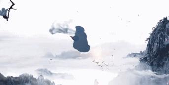 好一幅别样的动感水墨画,好一幅浓墨重彩的山水